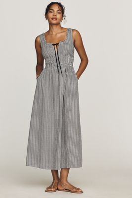 Rails Primrose Cotton Peekaboo Midi Dress | Anthropologie