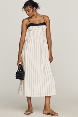 Rails Primrose Cotton Peekaboo Midi Dress | Anthropologie