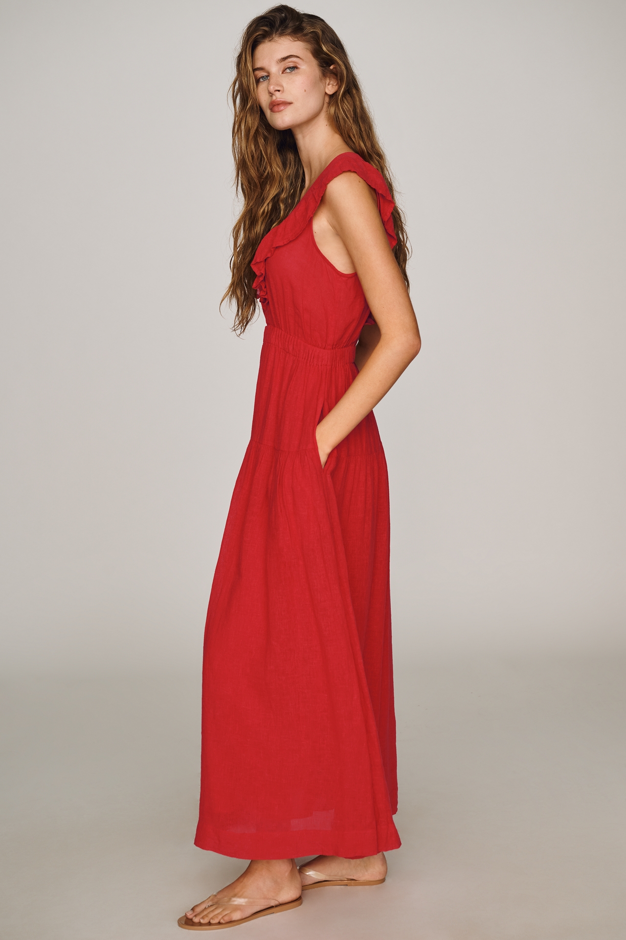 Rails Beaux Linen Blend Maxi Dress