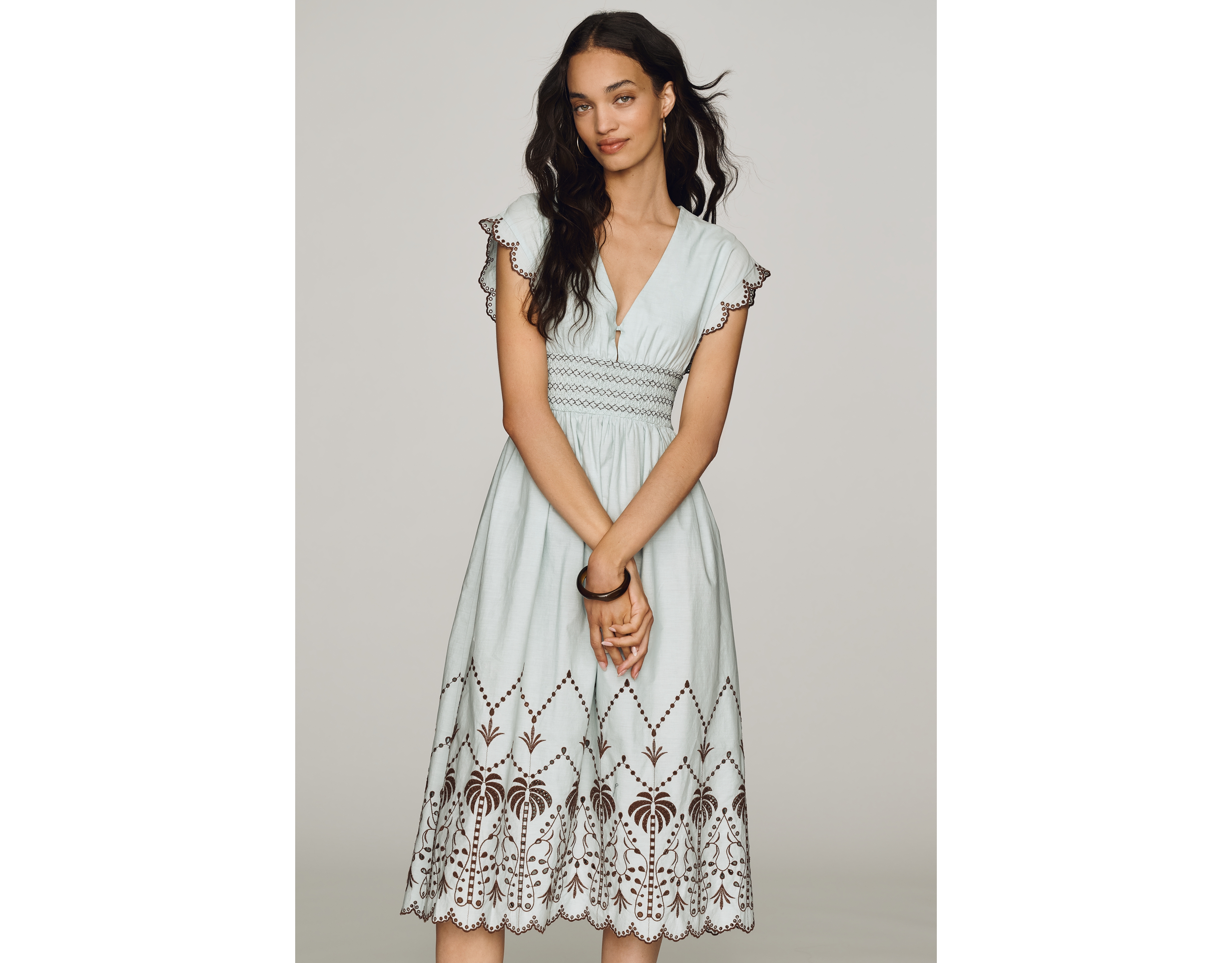 Rails Roxanne 100% Cotton Midi Dress