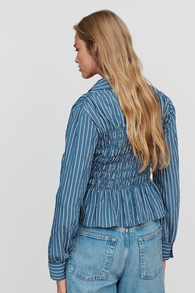 Rails Bradshaw Shirred Buttondown Shirt #2