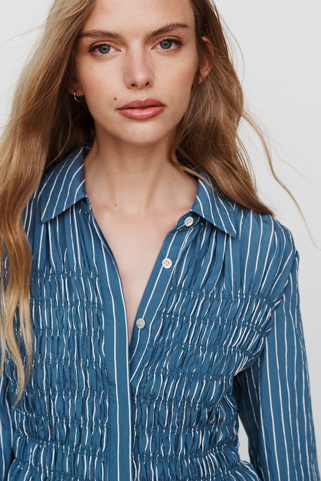 Rails Bradshaw Shirred Buttondown Shirt #3