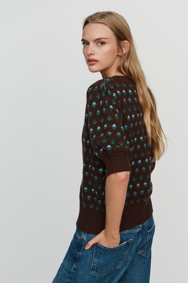 Rails Christine Short-Sleeve Cardigan Sweater #2