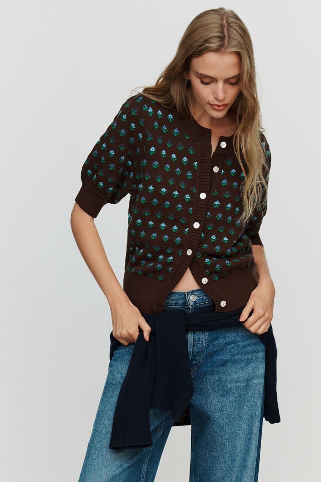 Rails Christine Short-Sleeve Cardigan Sweater #3