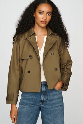 Rails Jett Cropped Trench Jacket