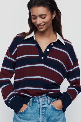 Rails Paxton Wool Cotton Blend Rugby Shirt