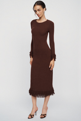 Rails Alejandra Silk Blend Midi Dress by Anthropologie