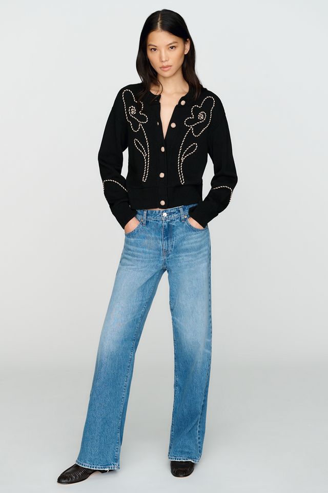 Rails Sybil 100% Cotton Embroidered Cardigan #3