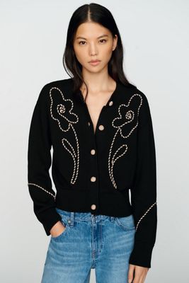 Rails Sybil 100% Cotton Embroidered Cardigan