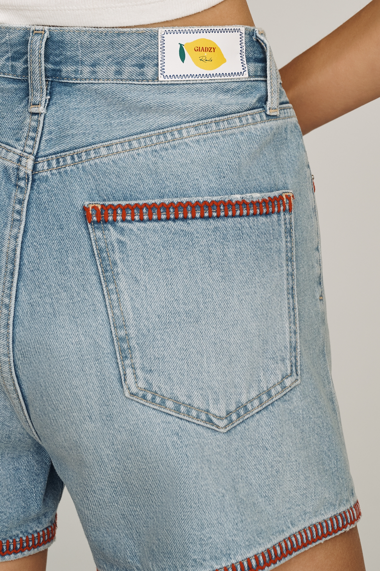 Rails x Giadzy Rancho Denim Shorts