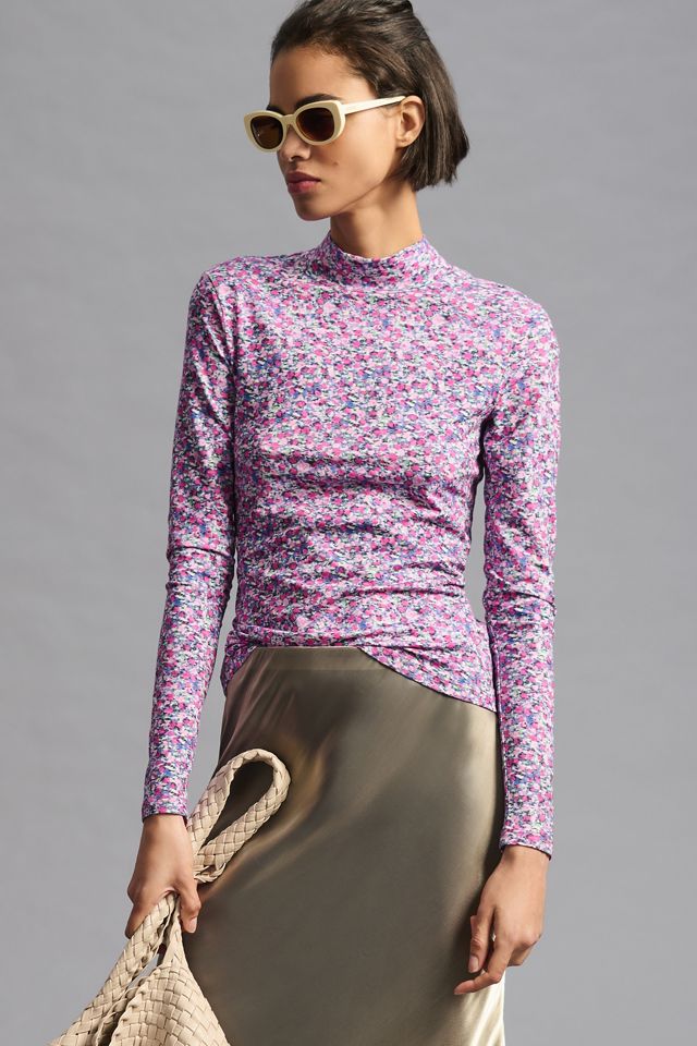 Scotch & Soda Printed Mock-Neck Top #3