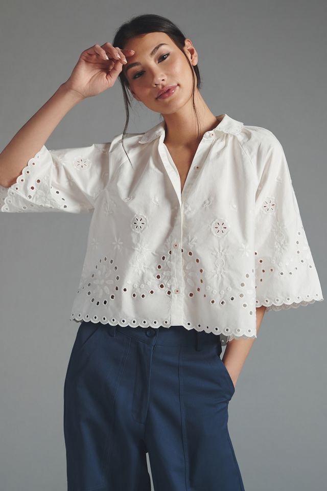Scotch & Soda Eyelet Blouse #2