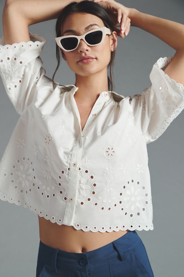 Scotch & Soda Eyelet Blouse #3