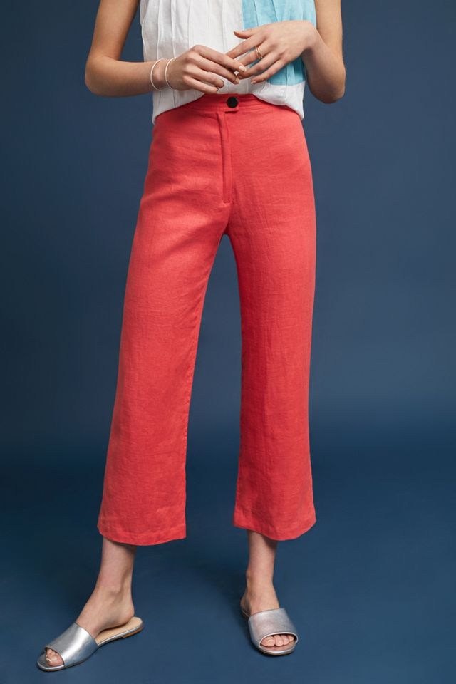Mara Hoffman Arlene Cropped Linen Pants #1