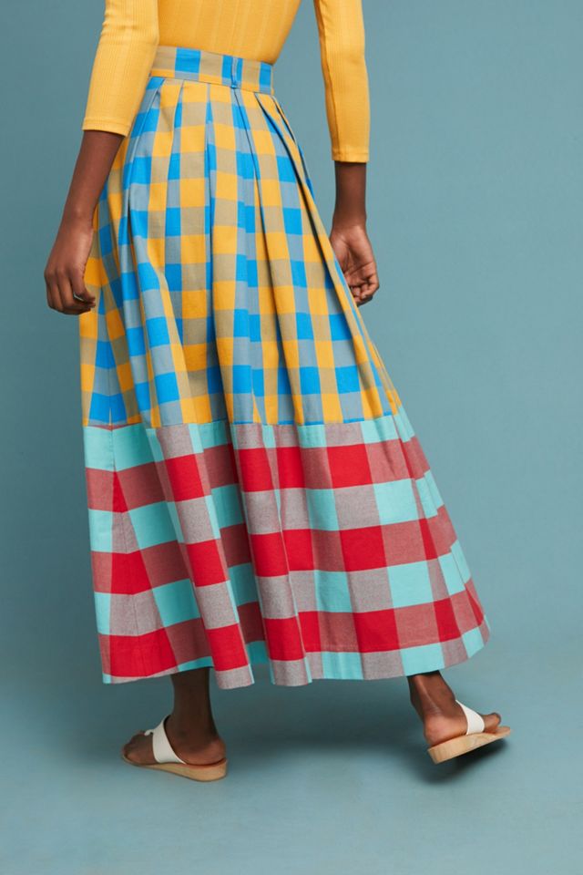 Mara Hoffman Plaid Skirt #1