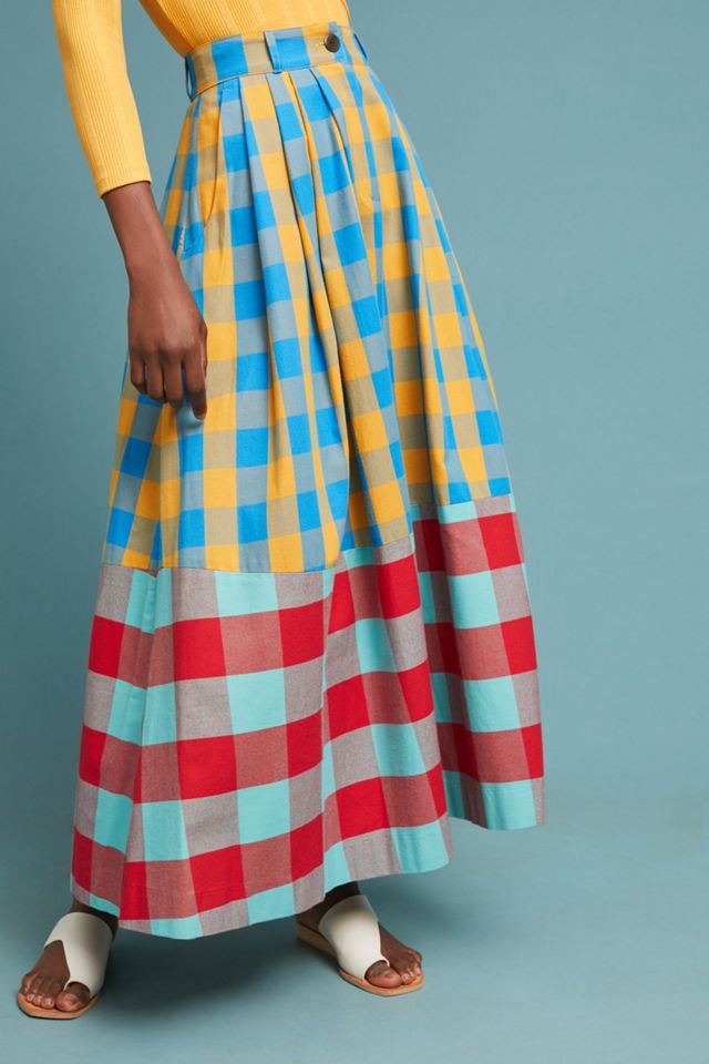 Mara Hoffman Plaid Skirt #2