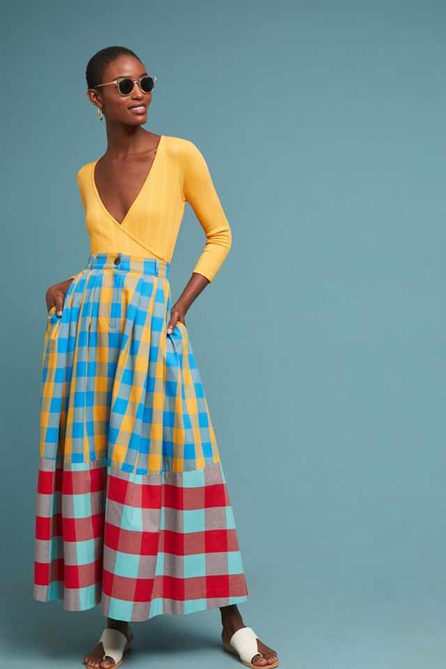 Mara Hoffman Plaid Skirt #3