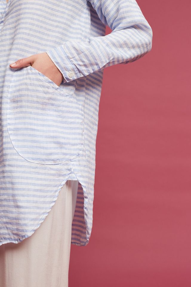 Pocketed Linen Tunic #2