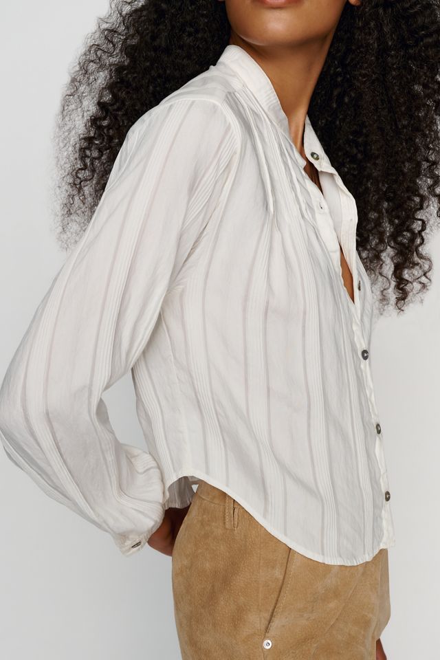 Bella Dahl Stand Collar Buttondown Shirt #2