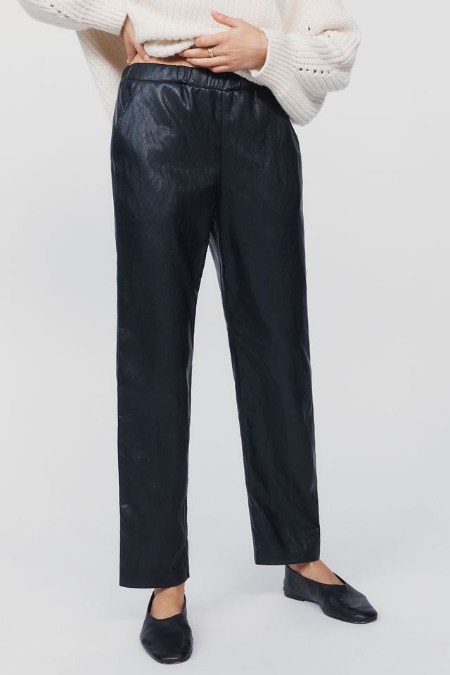 Bella Dahl High-Rise Straight-Leg Pull-On Pants #1