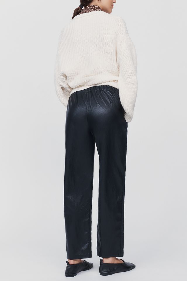 Bella Dahl High-Rise Straight-Leg Pull-On Pants #3