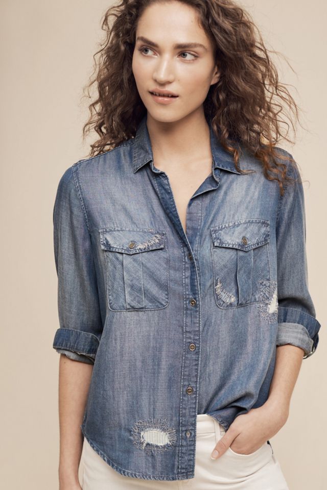 Emrie Embroidered Buttondown #2