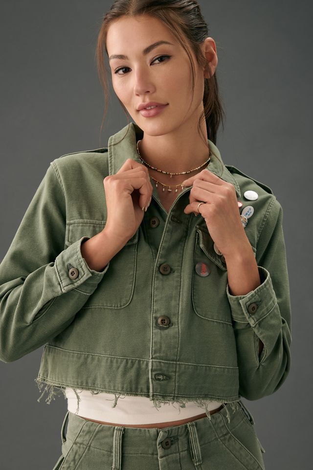 MOTHER The Cropped Veteran Jacket #3