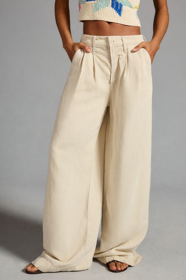 MOTHER High-Rise Pouty Prep Heel Pants | Anthropologie