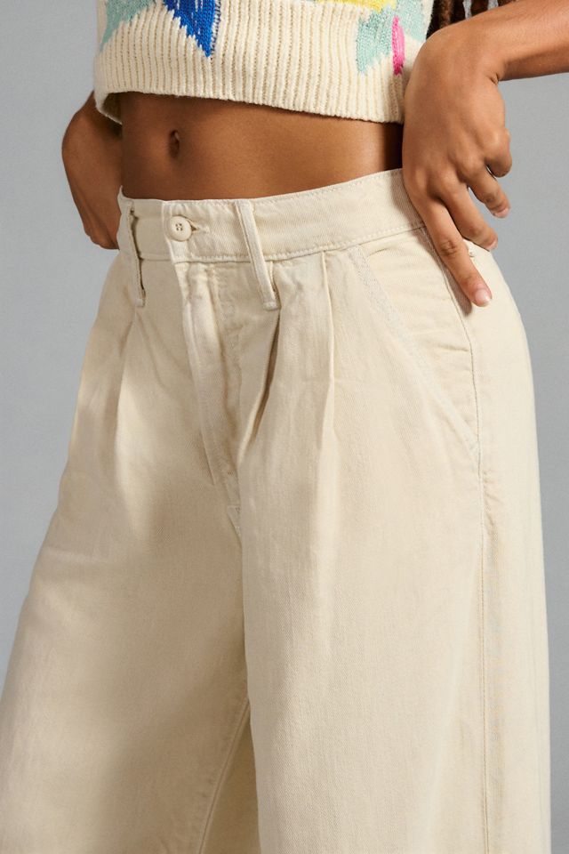 MOTHER High-Rise Pouty Prep Heel Pants | Anthropologie