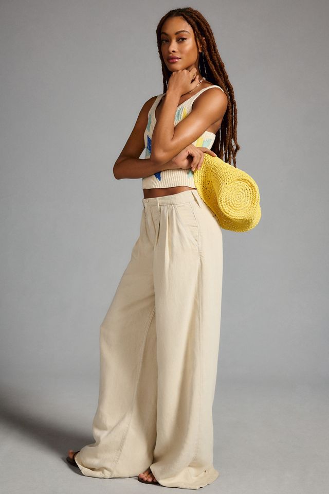 MOTHER High-Rise Pouty Prep Heel Pants | Anthropologie