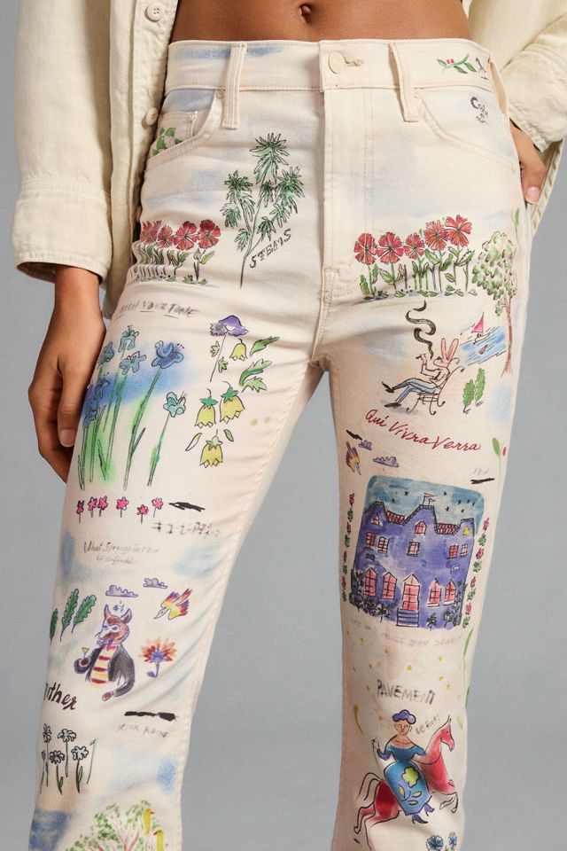 MOTHER The High-Waisted Rider Skimp Straight Jeans #2