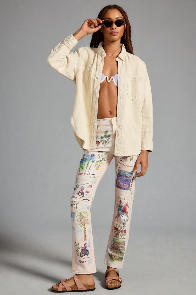 MOTHER The High-Waisted Rider Skimp Straight Jeans #4