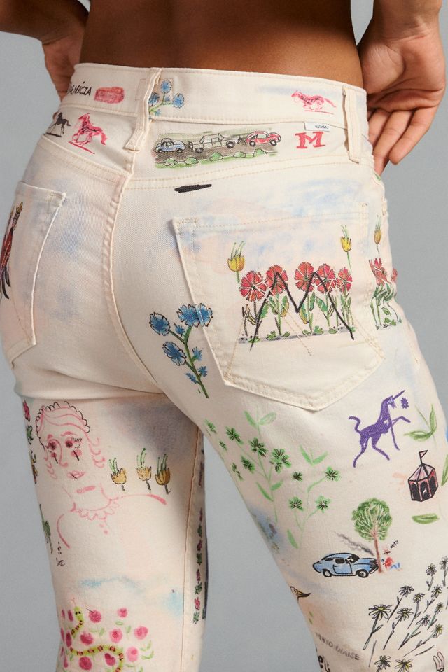 MOTHER The High-Waisted Rider Skimp Straight Jeans #5