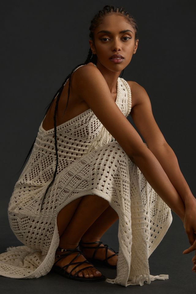 MOTHER The Skinny Dip Crochet Cover-Up Dress #3