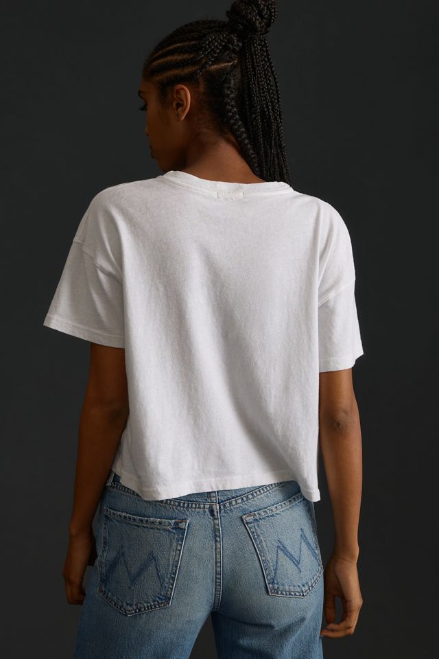 MOTHER The Grab Bag Crop Tee #2