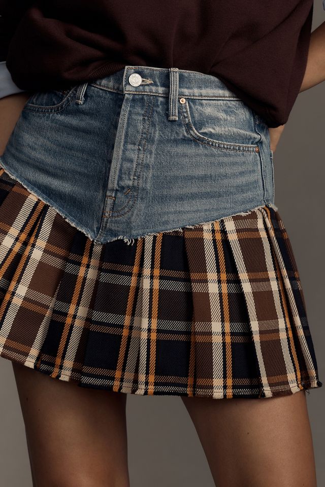 MOTHER The Fluff and Fold Pleated Mini Skirt #2