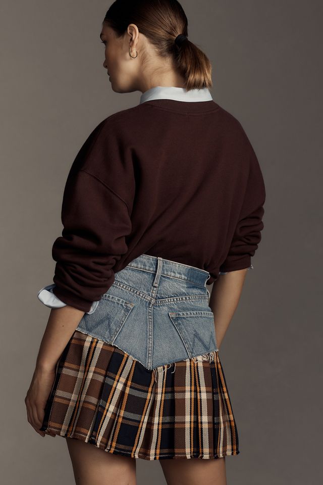 MOTHER The Fluff and Fold Pleated Mini Skirt #4