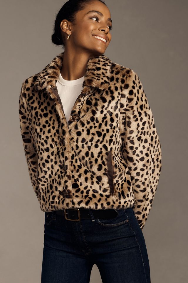 MOTHER The Pony Keg Cheetah Faux Fur Jacket #2