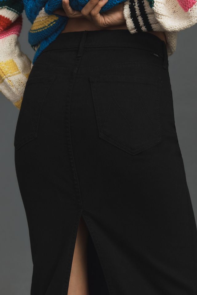 MOTHER The Flagpole Denim Midi Skirt #3