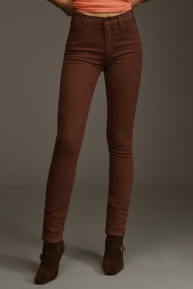 MOTHER The Dazzler Mid-Rise Straight-Leg Pants #1