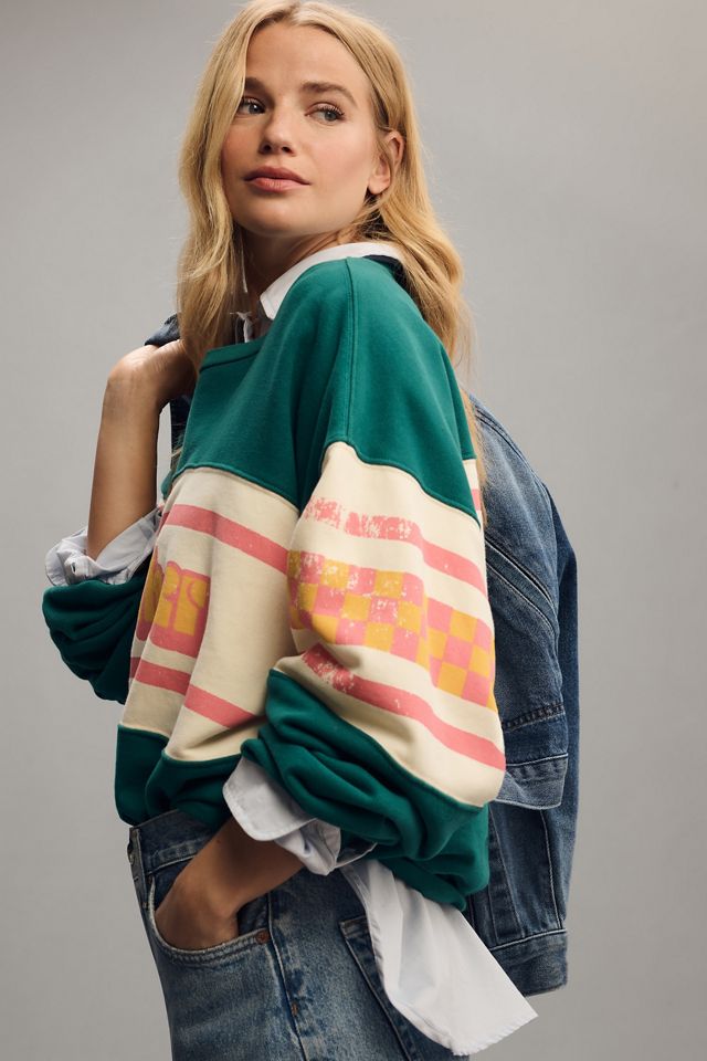 MOTHER The Banner Drop Square Sweatshirt #3