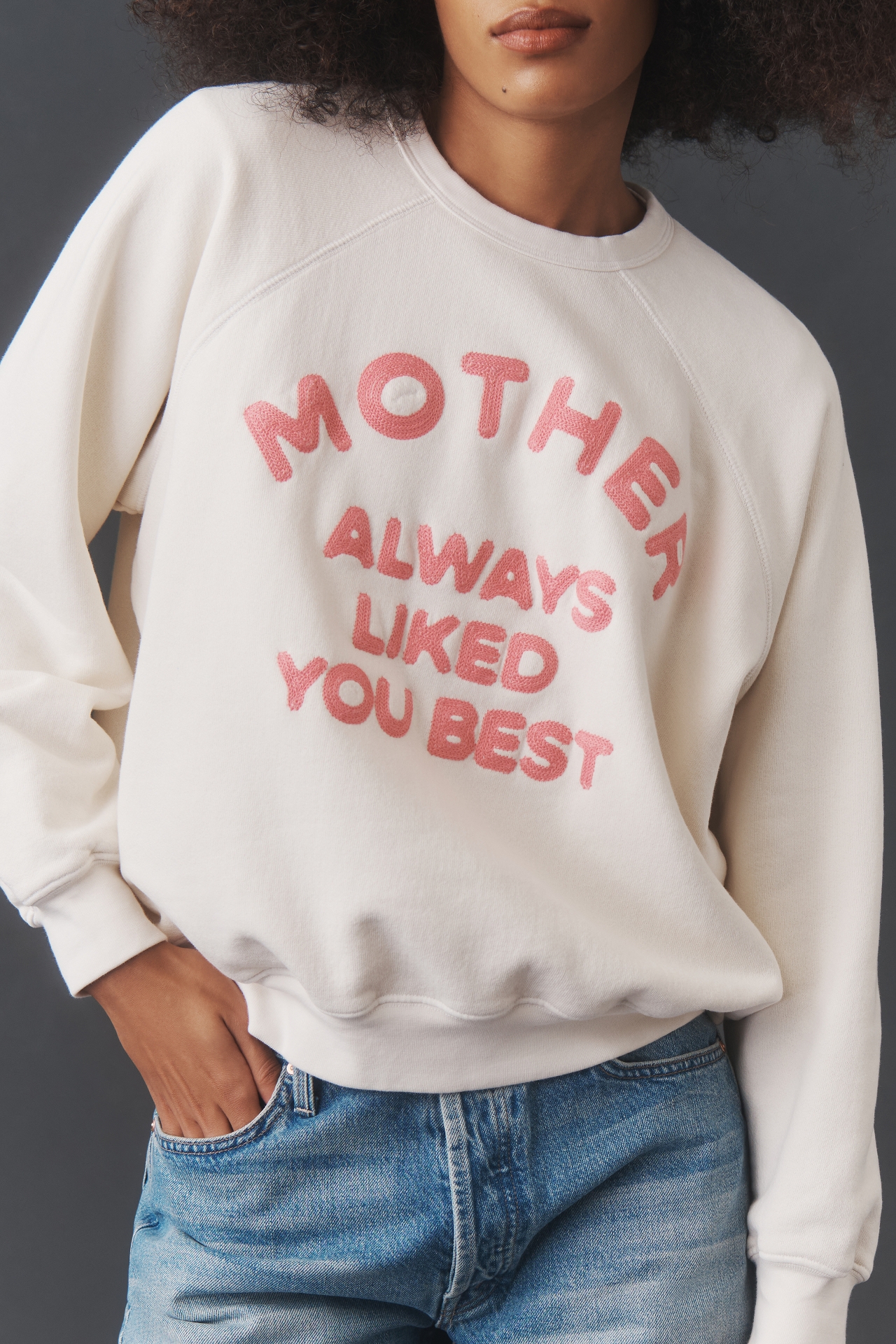 MOTHER Biggie Concert Crew Sweatshirt