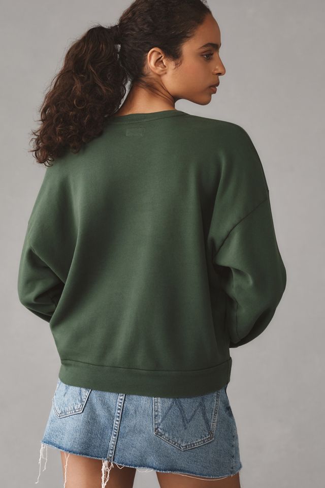 MOTHER The Drop Square Crew-Neck Sweatshirt #1