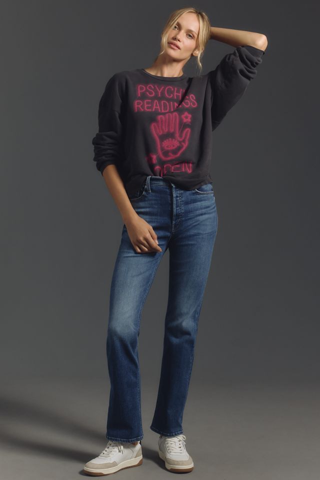MOTHER The Drop Square Graphic Crew Neck Sweater #2