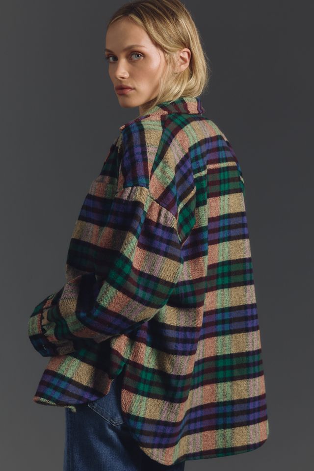 MOTHER The Benefits Long-Sleeve Buttondown Shirt #1