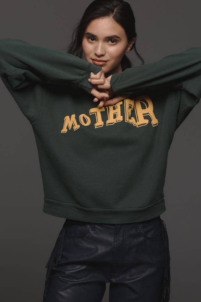 MOTHER The Drop Square Crew Neck Sweatshirt