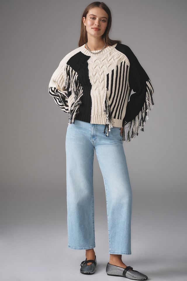 MOTHER The Jumper Slice Pullover Sweater #2