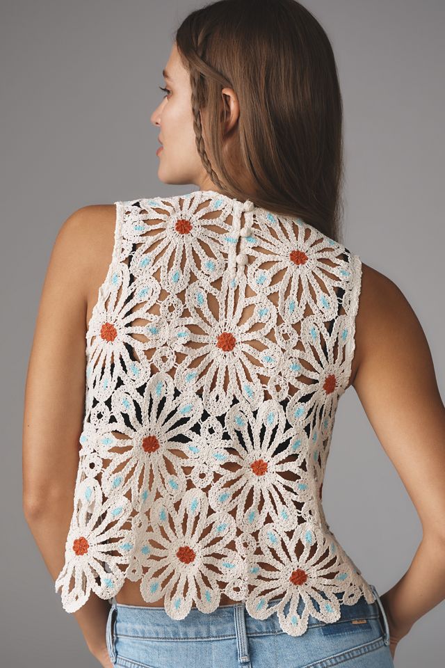 MOTHER The Daisy Shell Sleeveless Top #1