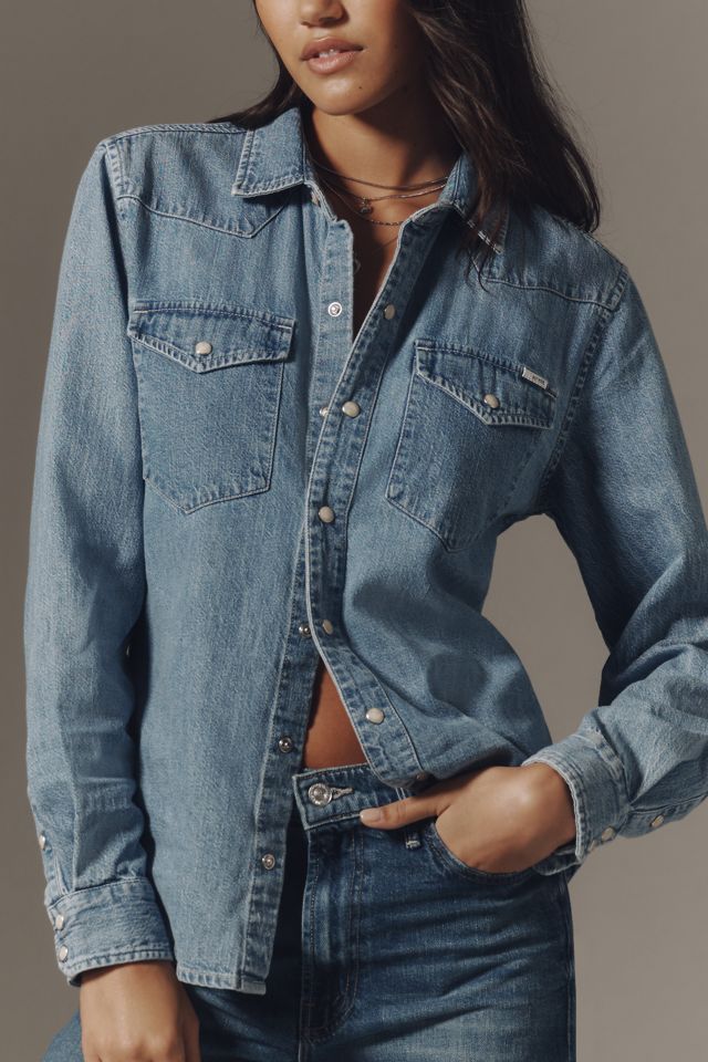 MOTHER All My Exes Denim Buttondown Shirt #2