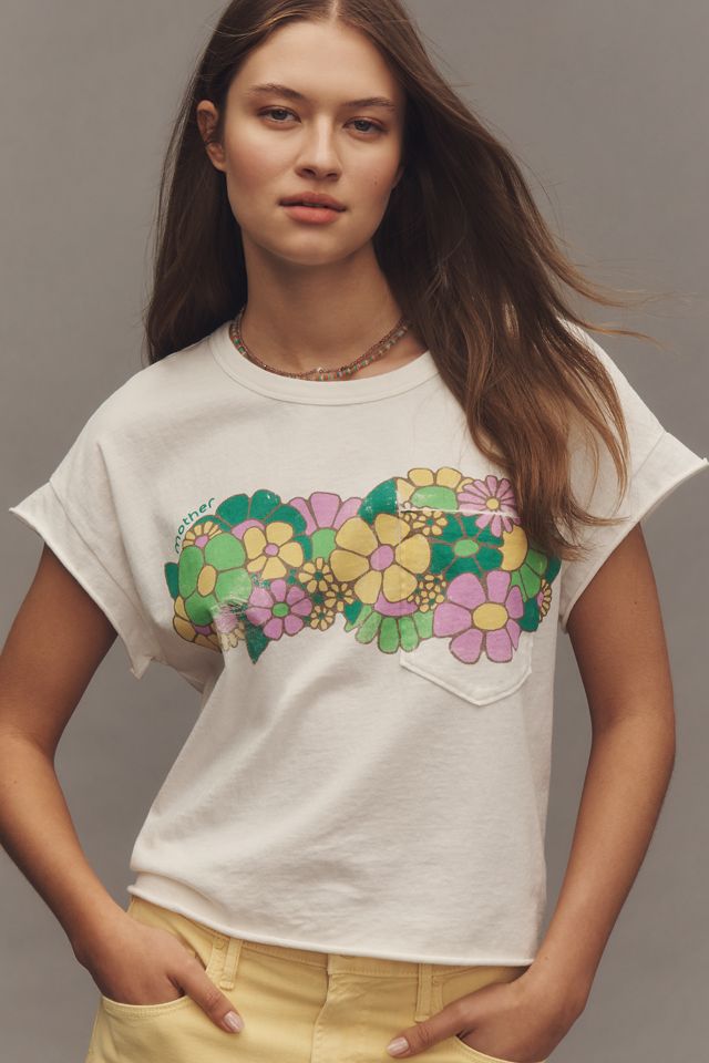 MOTHER The Keep On Rolling Pocket Graphic Tee #4